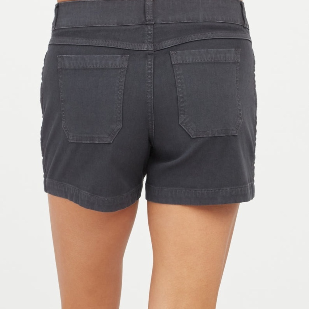 Spanx 4" Twill Short  Mountain Blue Size Large - Picture 3 of 10